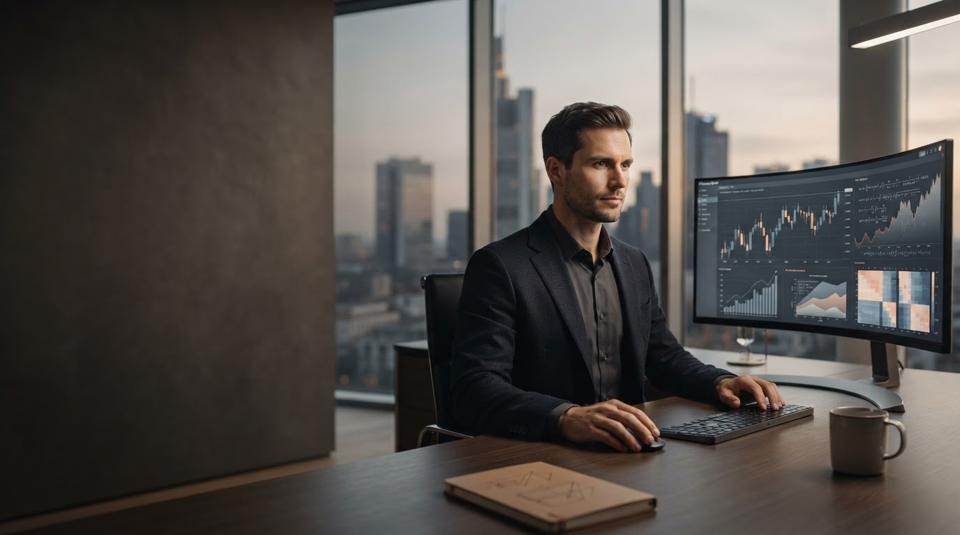 Futures Quant data visualisation representing AI-driven financial analysis